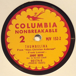 Boyd Jimmy : I saw mommy kissing Santa Claus / Thumbelina - stenkaka 78-varvare