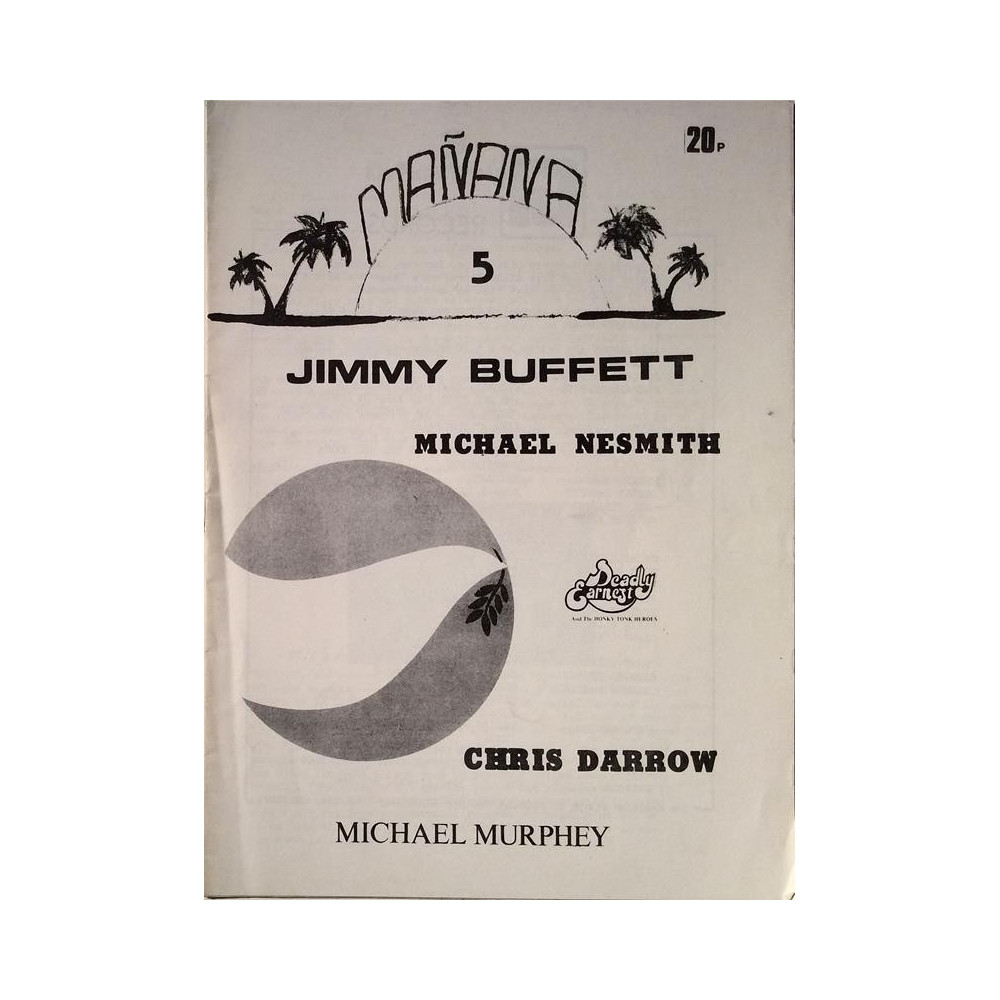 Manana : Jimmy Buffett,Michael Nesmith,Chris Darrow - used magazine