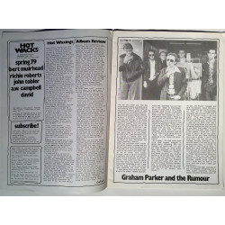 Hot Wacks : Graham Parker,David Ackles,Ronnie Spector - used magazine