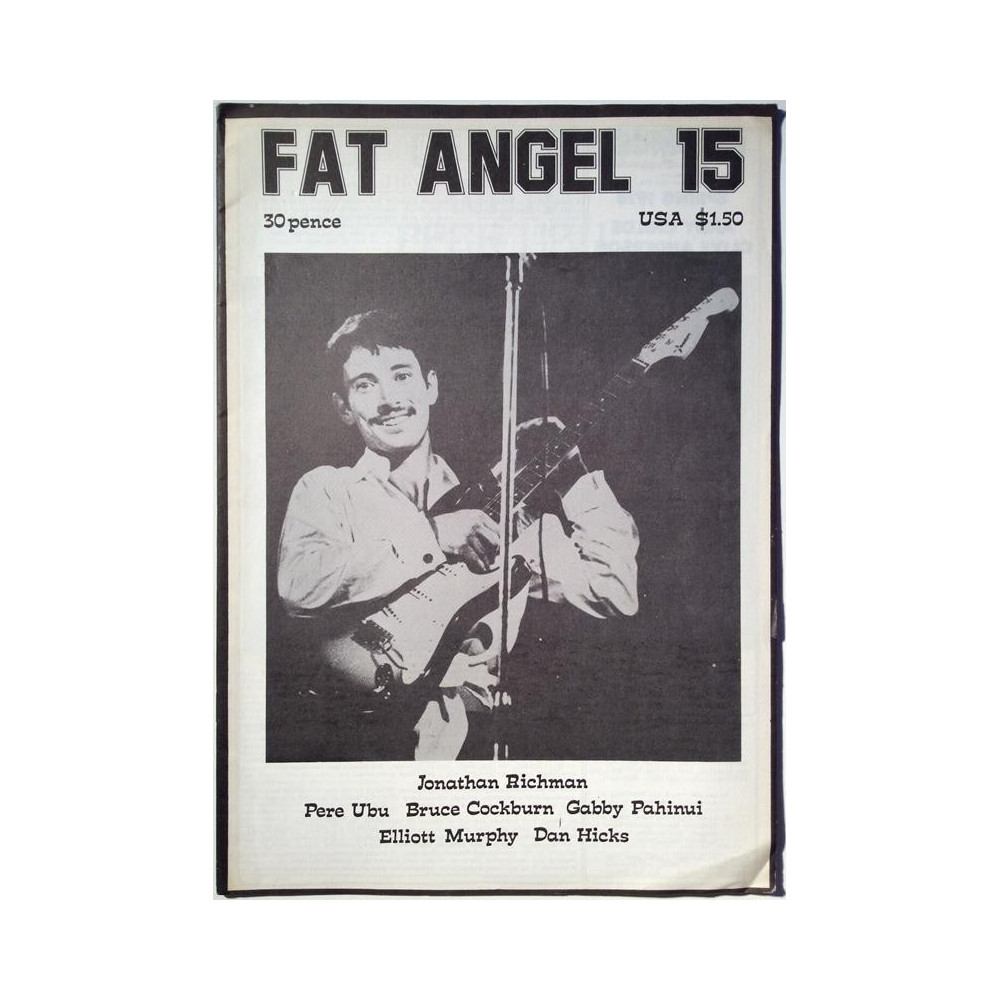 Fat Angel : Jonathan Richman,Pete Ubu,Brce Cockburn - used magazine