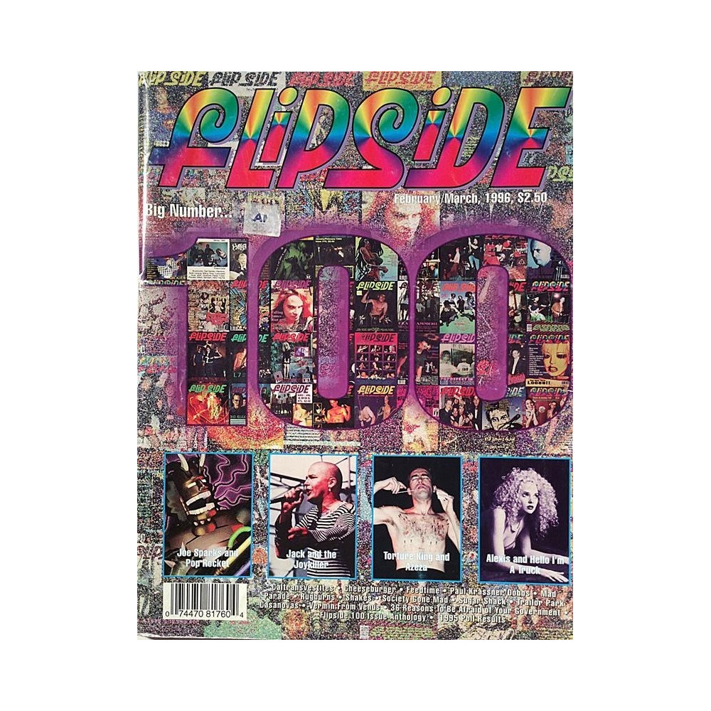 Flipside : mukana 60cm x 27cm keskiaukeamajuliste - used magazine