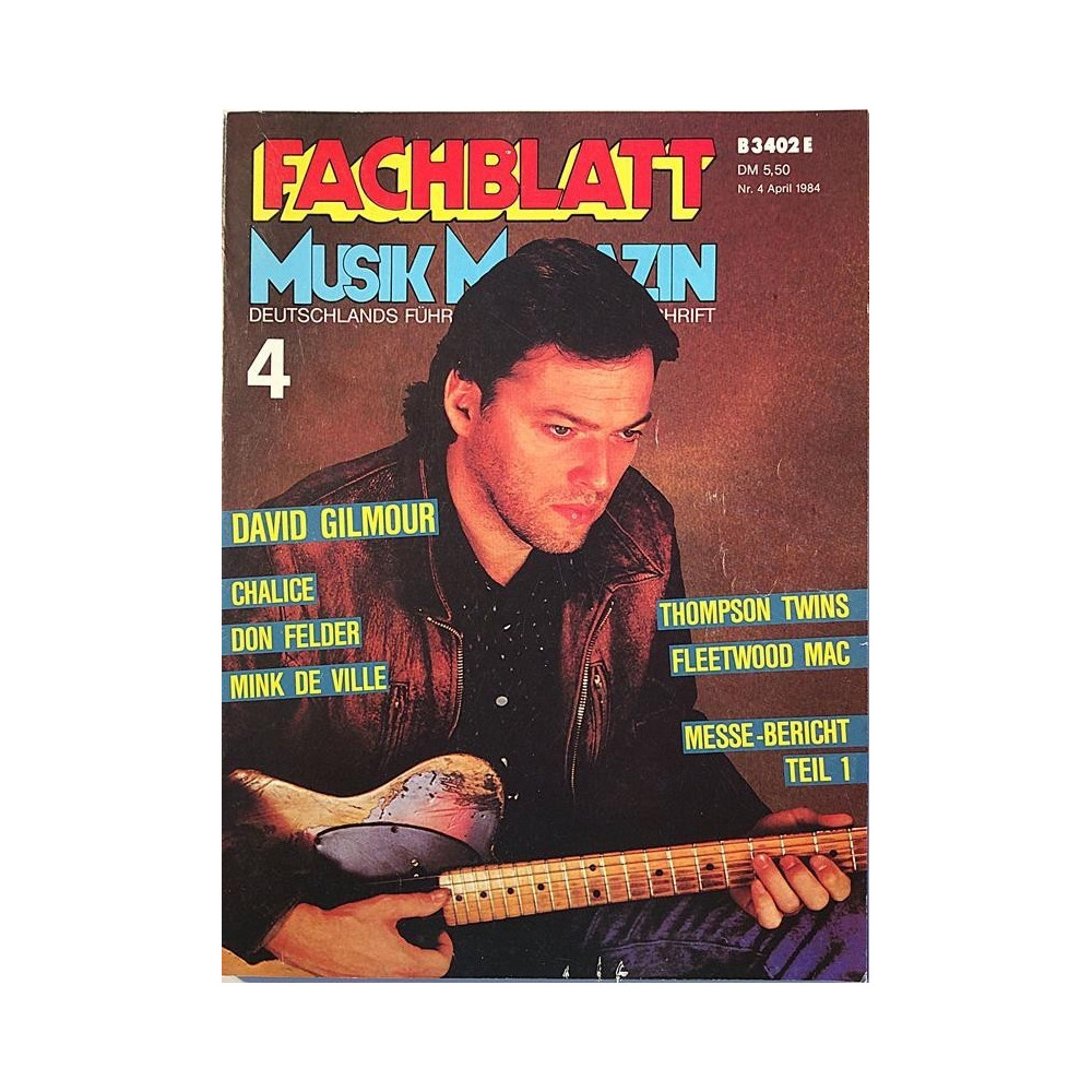 Fachblatt : David Gilmour,Don Felder,Mind De Ville - used magazine