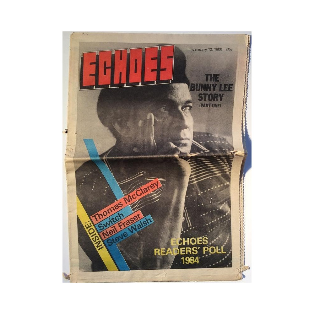 Echoes : Bunny Lee,Steve Walsh - used magazine