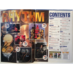 Rhythm : Jon Brookes,Charlatans - used magazine