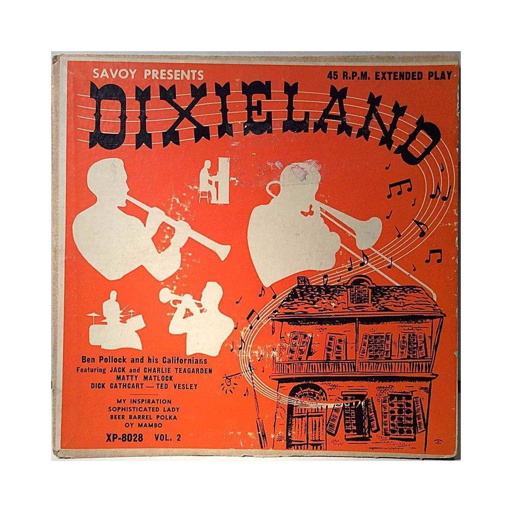 Pollock Ben and his Californians : Dixieland EP vol.2 - begagnad singelskiva