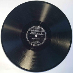 King Wayne and his Orchestra : Caprice Viennois / Blue Danube Waltz - shellac 78 rpm record