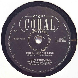 Cornell Don : Rock Island Line / Na-Ne-Na-Na - shellac 78 rpm record