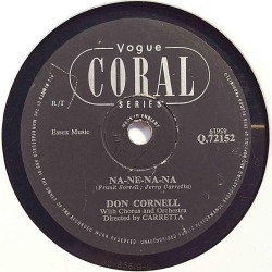 Cornell Don : Rock Island Line / Na-Ne-Na-Na - shellac 78 rpm record