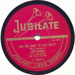 Forsberg Tore : Kärlek underbar / Har du tänkt på allt gott? - shellac 78 rpm record