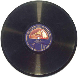 Violin Duet / Violin Piano : Barcarole / Ave Maria - shellac 78 rpm record