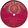 Elmo Sascha : Marocco / Burlaki - shellac 78 rpm record