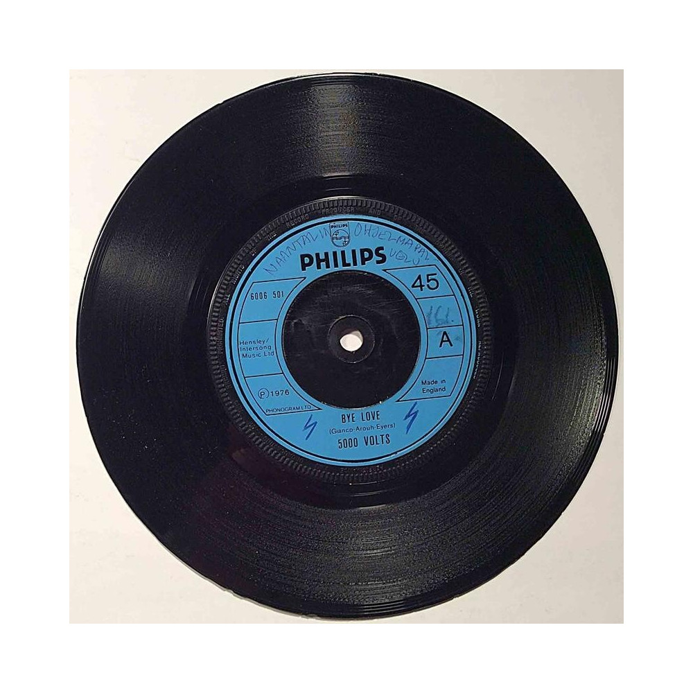 5000 Volts: Bye love / Look out I’m Coming - käytetty vinyylisingle VG+
