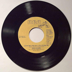 Adams Greg : Leave me ( the way you found me) - second hand single