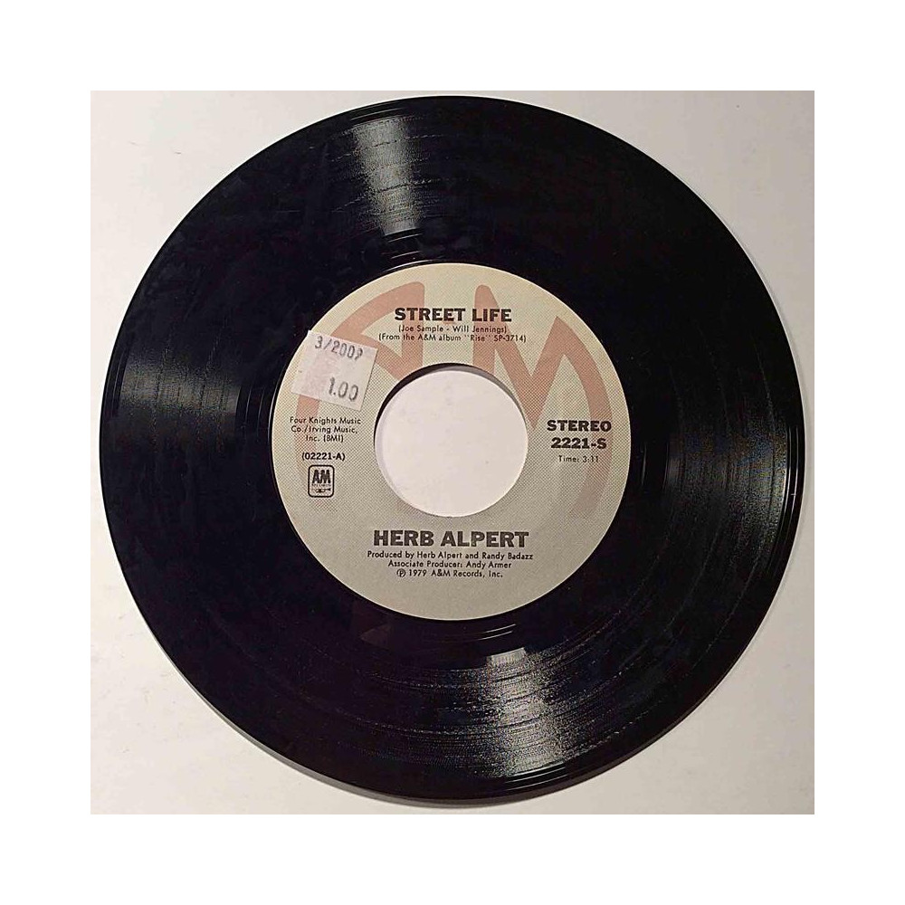 Alpert Herb : Street Life / 1980 - begagnad singelskiva