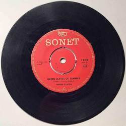 Avalon Frankie : Ballad of the Alamo / Greane leaves of summer - begagnad singelskiva