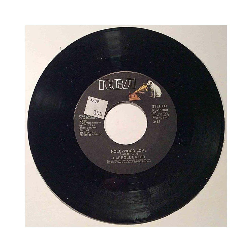 Baker Carroll : Hollywod love / Tarnished wedding band - second hand single