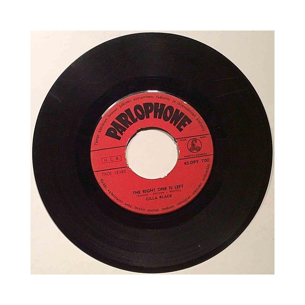 Black Cilla: Answer me / The right one is left - käytetty vinyylisingle G+