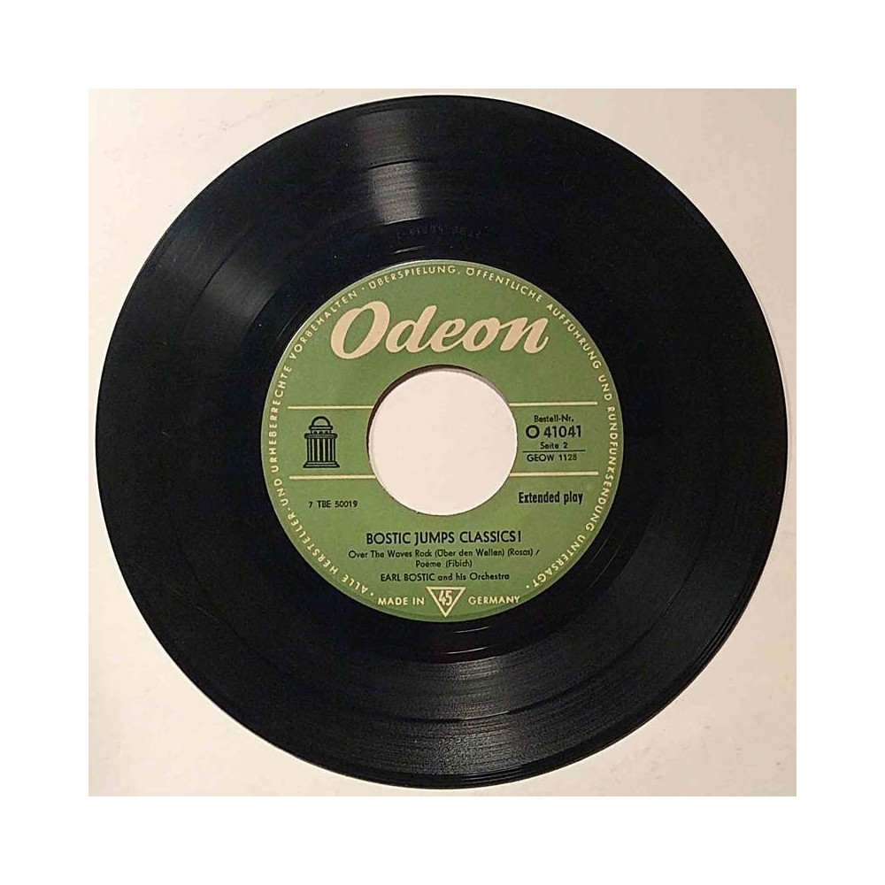 Bostic Earl and his Orchestra : Bostic Jumps Classics! EP - begagnad singelskiva