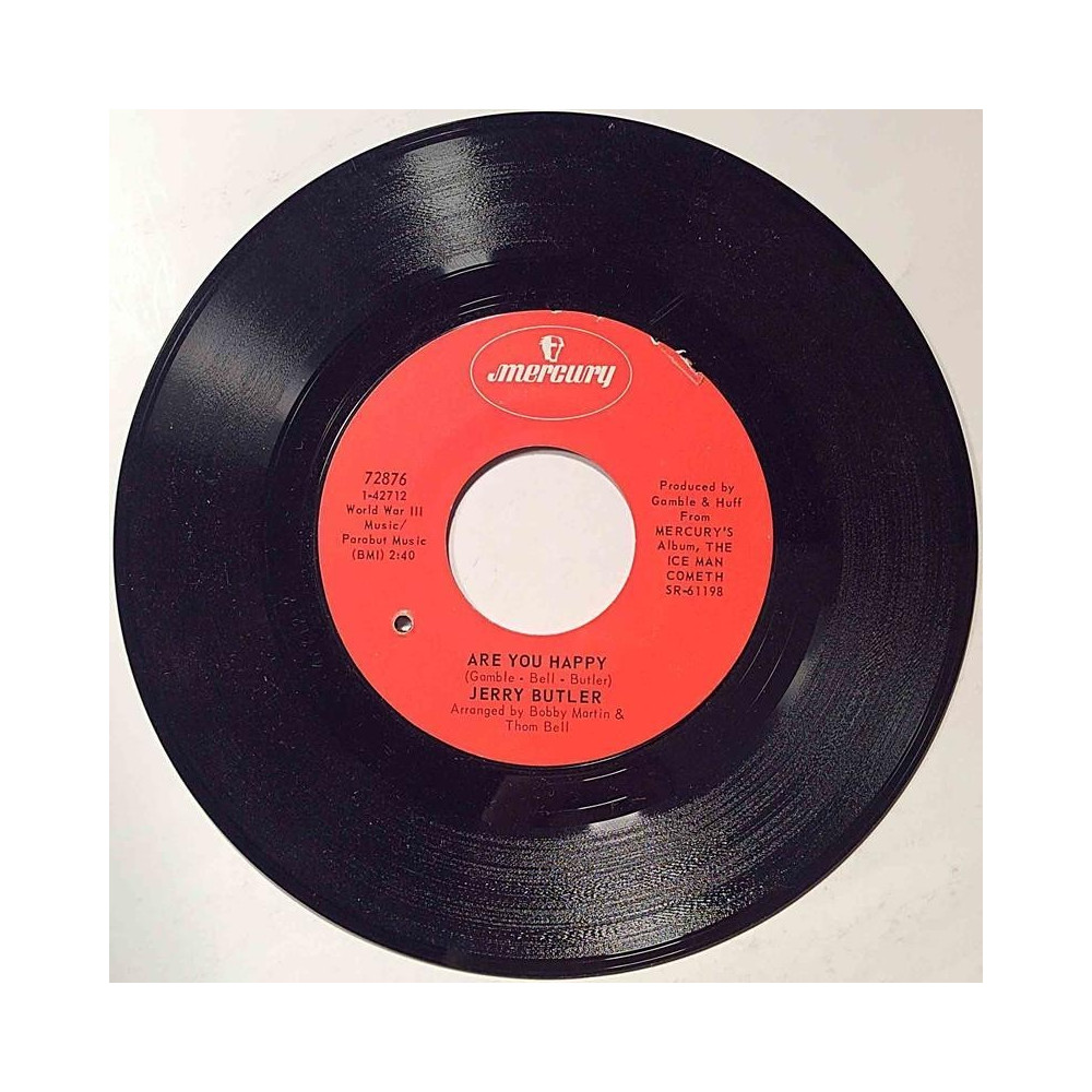 Butler Jerry : Are you happy / I still love you - second hand single