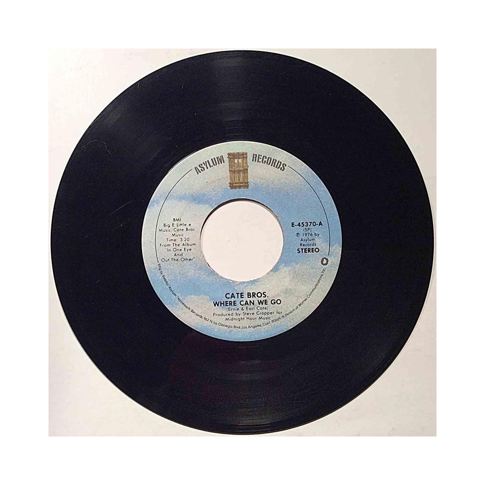 Cate Bros. : Where can we go / Start all over again - second hand single