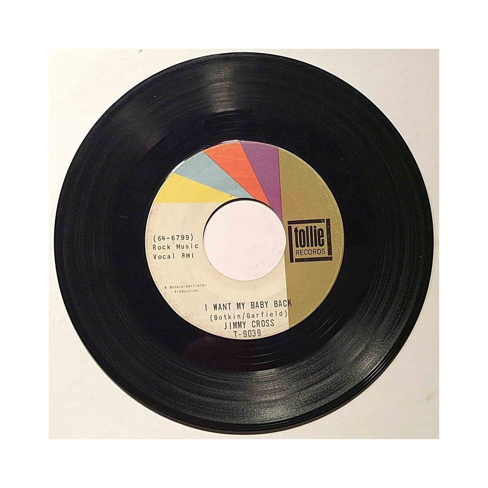 Cross Jimmy : I want my baby back / Play the other side - second hand single