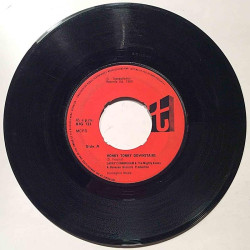 Cunningham Larry & Mighty Avons : Honky tonky downstairs / Bracero - second hand single