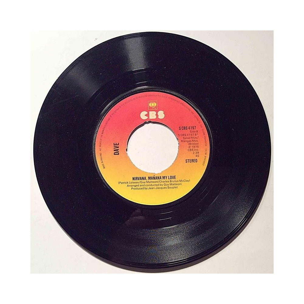 Dave : Moonlight serenade / Nirvana, manana my love - second hand single