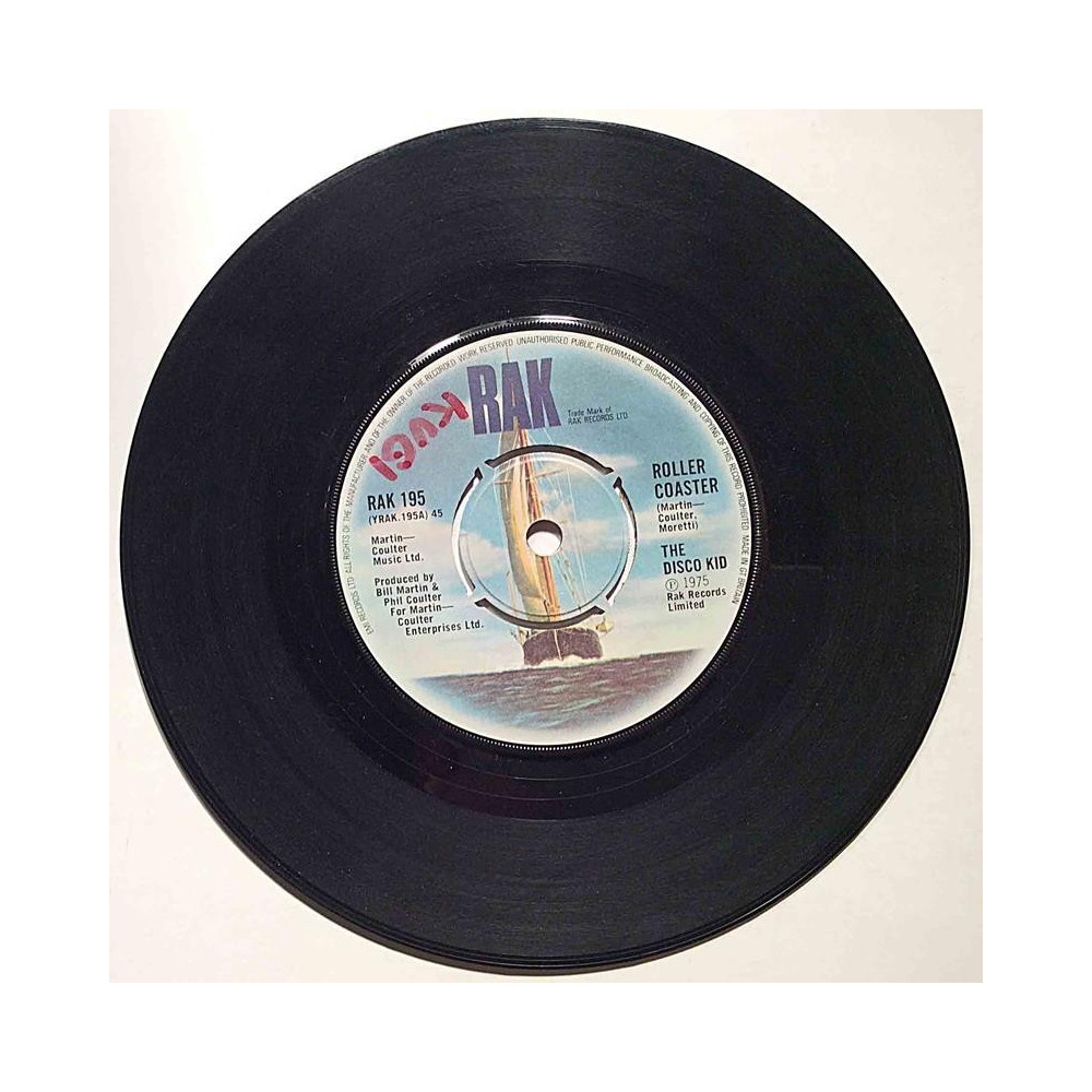 Disco Kid : Roller coaster / Guitar’d and feather’d - second hand single
