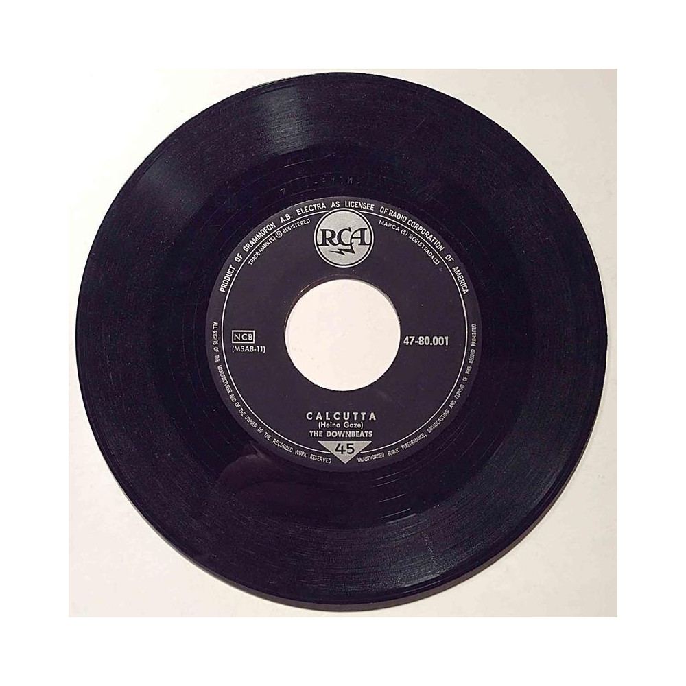 Downbeats : Calcutta / Will you love me tomorrow - second hand single
