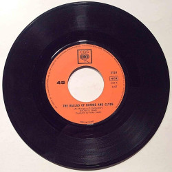 Fame Georgie : Ballad of Bonnie and Clyde / Beware of the dog - second hand single