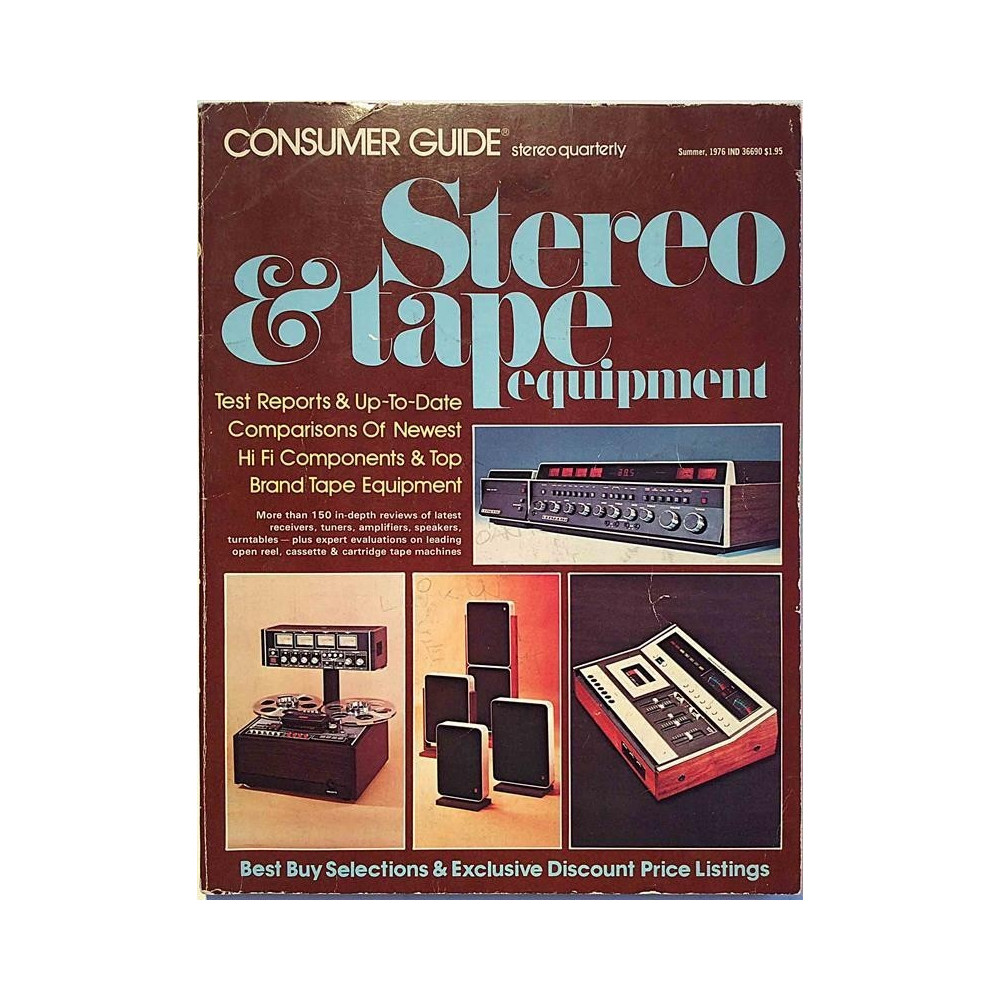 Stereo & tape equipment : Consumer Guide stereo quarterly - used magazine