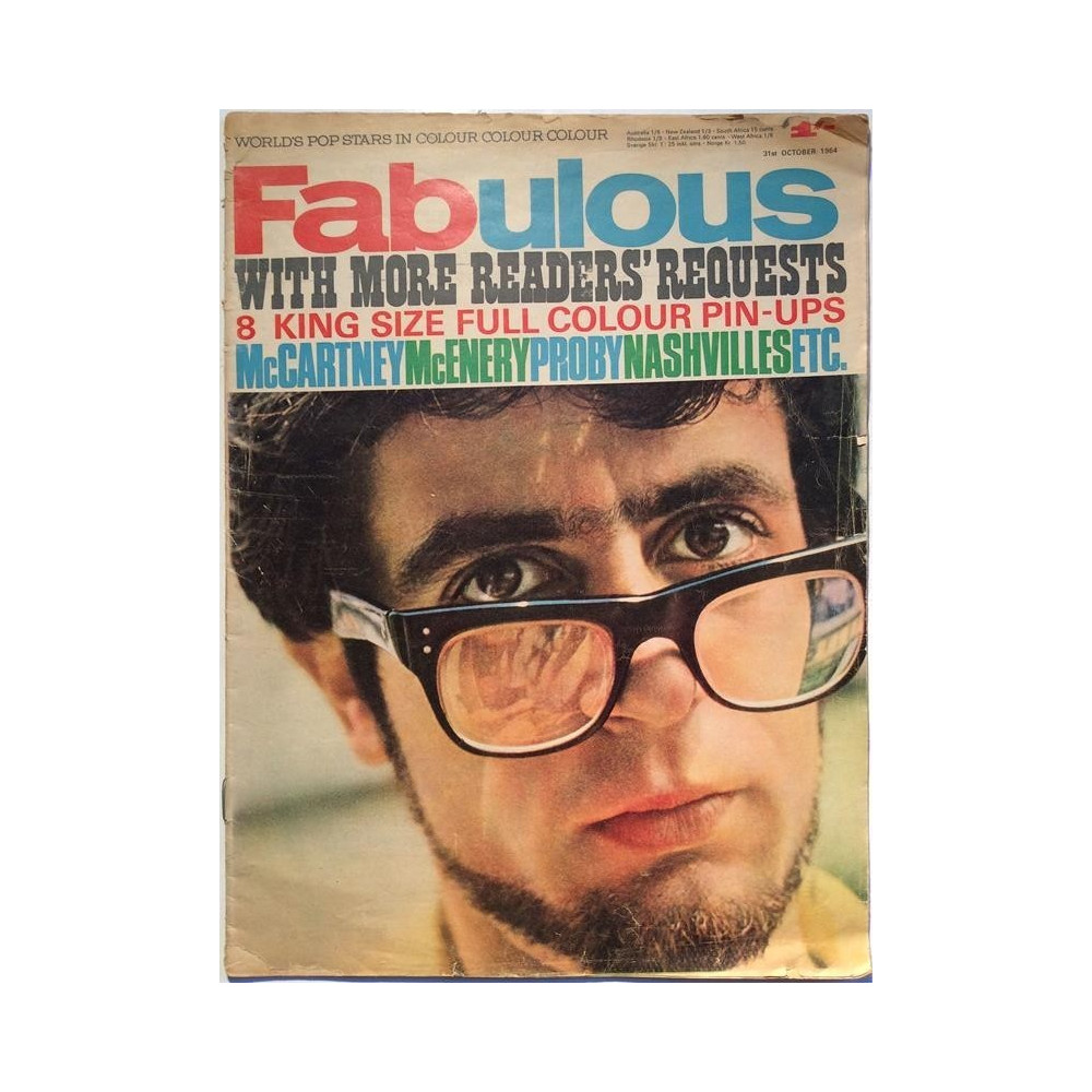 Fabulous : World’s pop stars in colour - used magazine