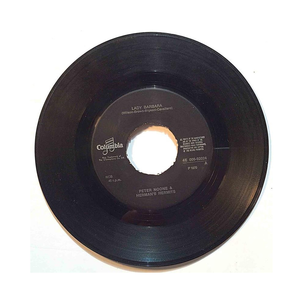 Hermans Hermits : Lady Barbara / Don’t just stand there - begagnad singelskiva