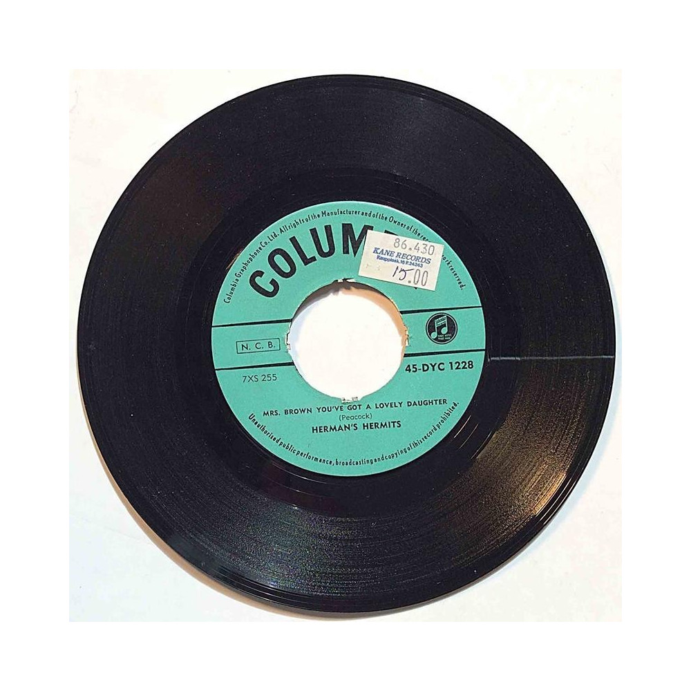 Hermans Hermits : Mrs. Brown you’ve got a lovely daughter / Silhouttes - second hand single