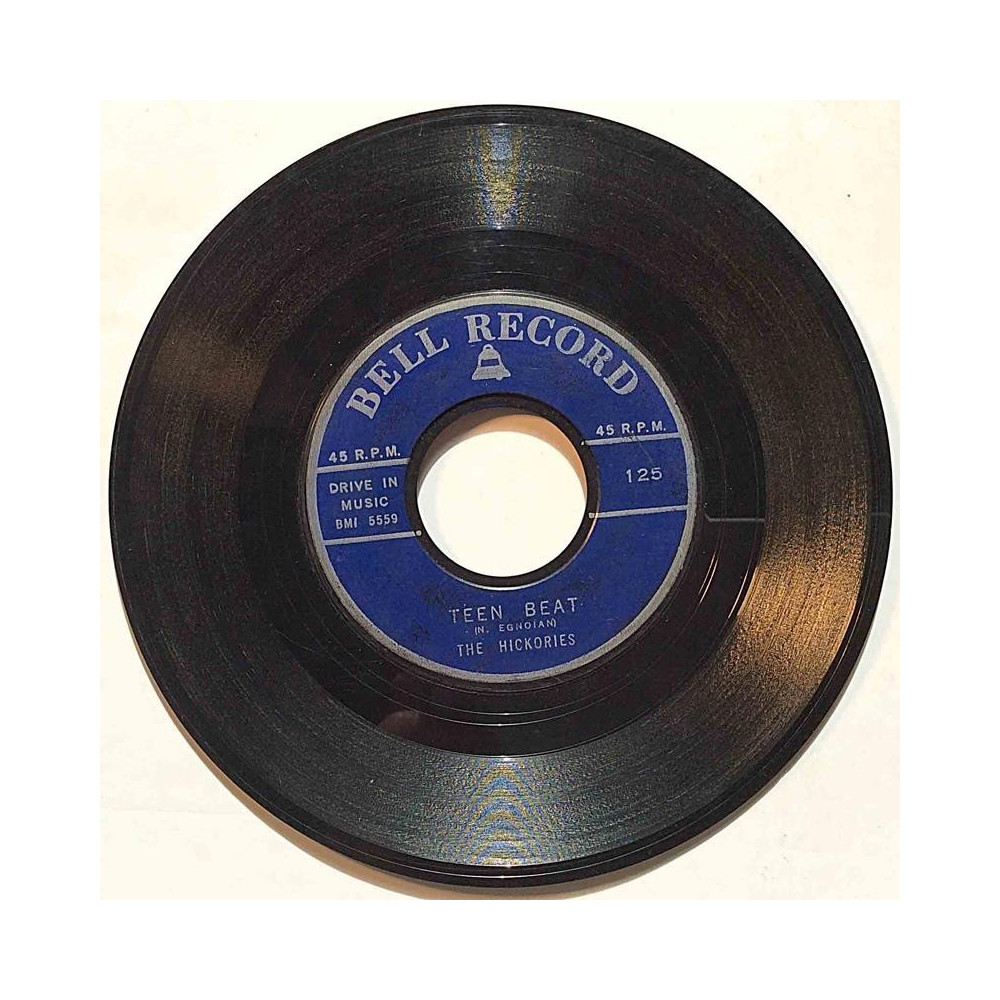 Hickories / The Lyrics : Teen Beat / A Worried Man - begagnad singelskiva