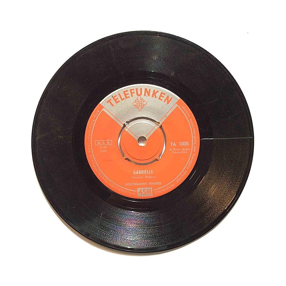 Hootenanny Singers: Gabrielle / La Mamma  kansi Ei kuvakantta levy VG+ käytetty vinyylisingle