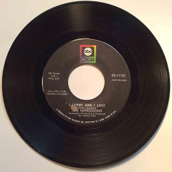 Impressions : Up up and away / I loved and I lost - second hand single