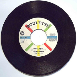 James Tommy and the Shondells: Hanky Panky / Thunderbolt  kansi Ei kuvakantta levy EX käytetty vinyylisingle