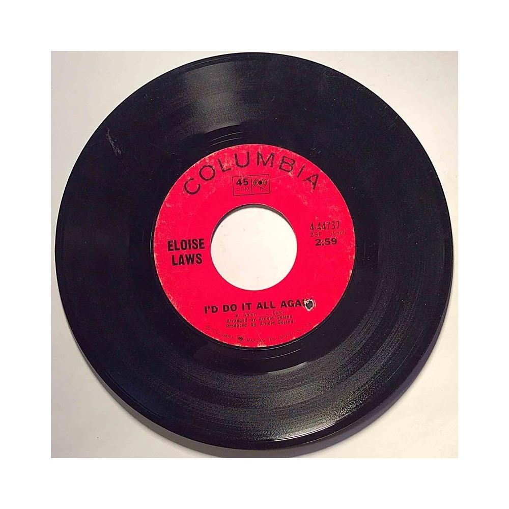 Laws Eloise :  I'd Do It All Again / To Know Him Is To Love Him - begagnad singelskiva
