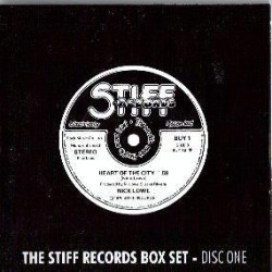 VARIOUS ARTISTS :  STIFF RECORDS STORY 4CD  KIRJA JA LAATIKKO PUUTTUU  197?-8? 70L RHINO tuotelaji: KCD