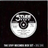 VARIOUS ARTISTS :  STIFF RECORDS STORY 4CD  KIRJA JA LAATIKKO PUUTTUU  197?-8? 70L RHINO tuotelaji: KCD