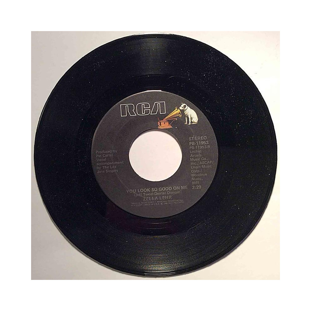Lehr Zella : Rodeo Eyes / You Look So Good On Me - second hand single