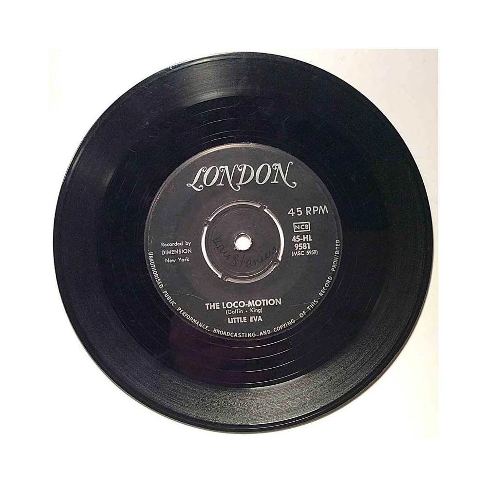 Little Eva: Loco-Motion / He Is The Boy  kansi Ei kuvakantta levy VG käytetty vinyylisingle