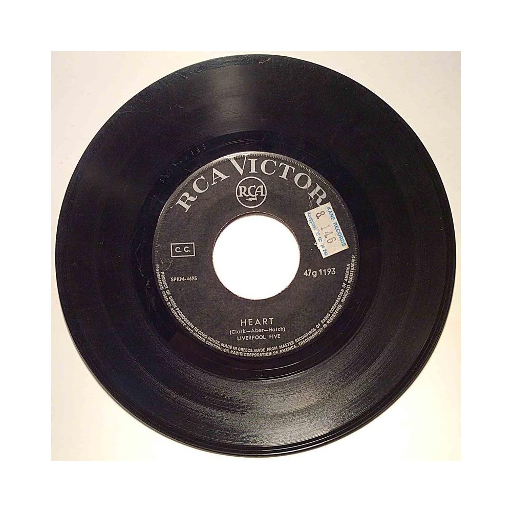 Liverpool Five : Heart / I just can’t believe it - second hand single