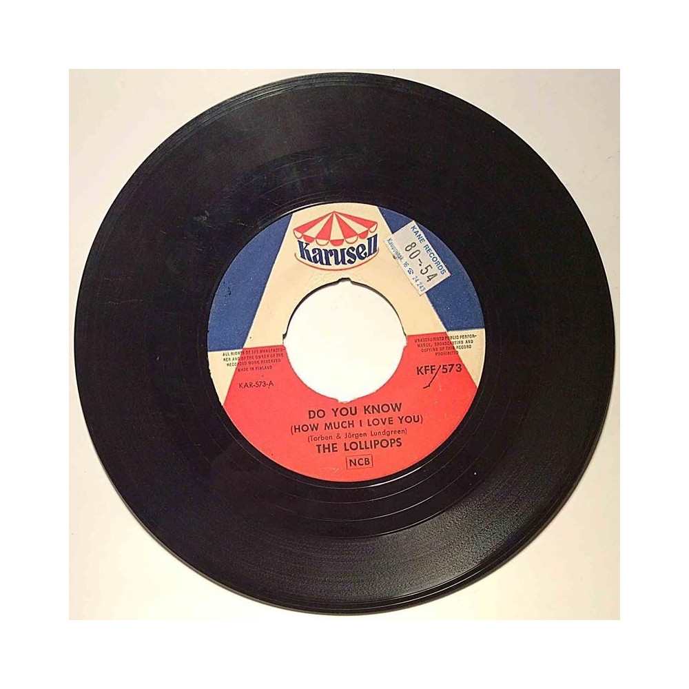 Lollipops : Do You Know / There Was a Time - begagnad singelskiva