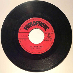 Kramer Billy J.: Bad To Me / I Call Your Name  kansi Ei kuvakantta levy VG+ käytetty vinyylisingle