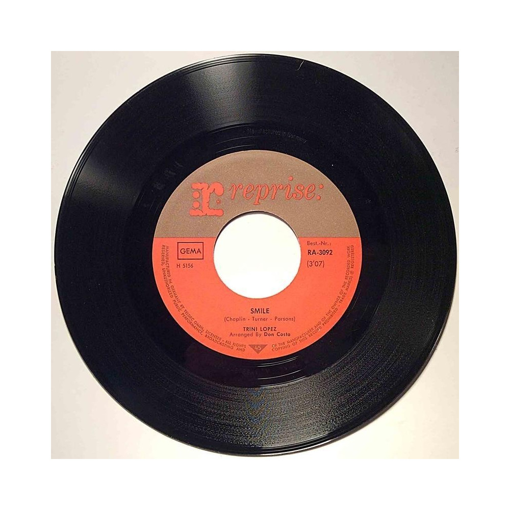 Lopez Trini : Smile / Sweet And Lovely - begagnad singelskiva