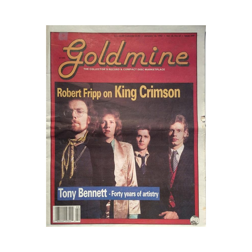 Goldmine : Robert Fripp,King Crimson,Tony Bennett - begagnade magazine