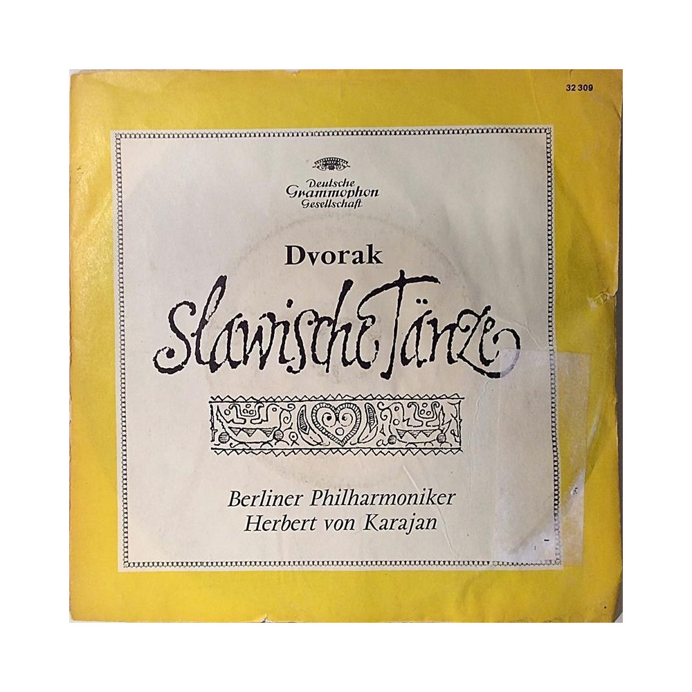 Dvorak: Herbert von Karajan : Slawische Tänze - second hand single