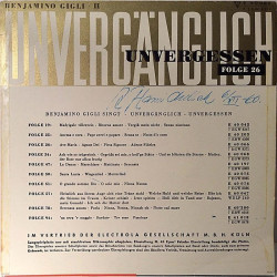 Gigli Benjamin : Ave Maria / Agnus Dei - second hand single